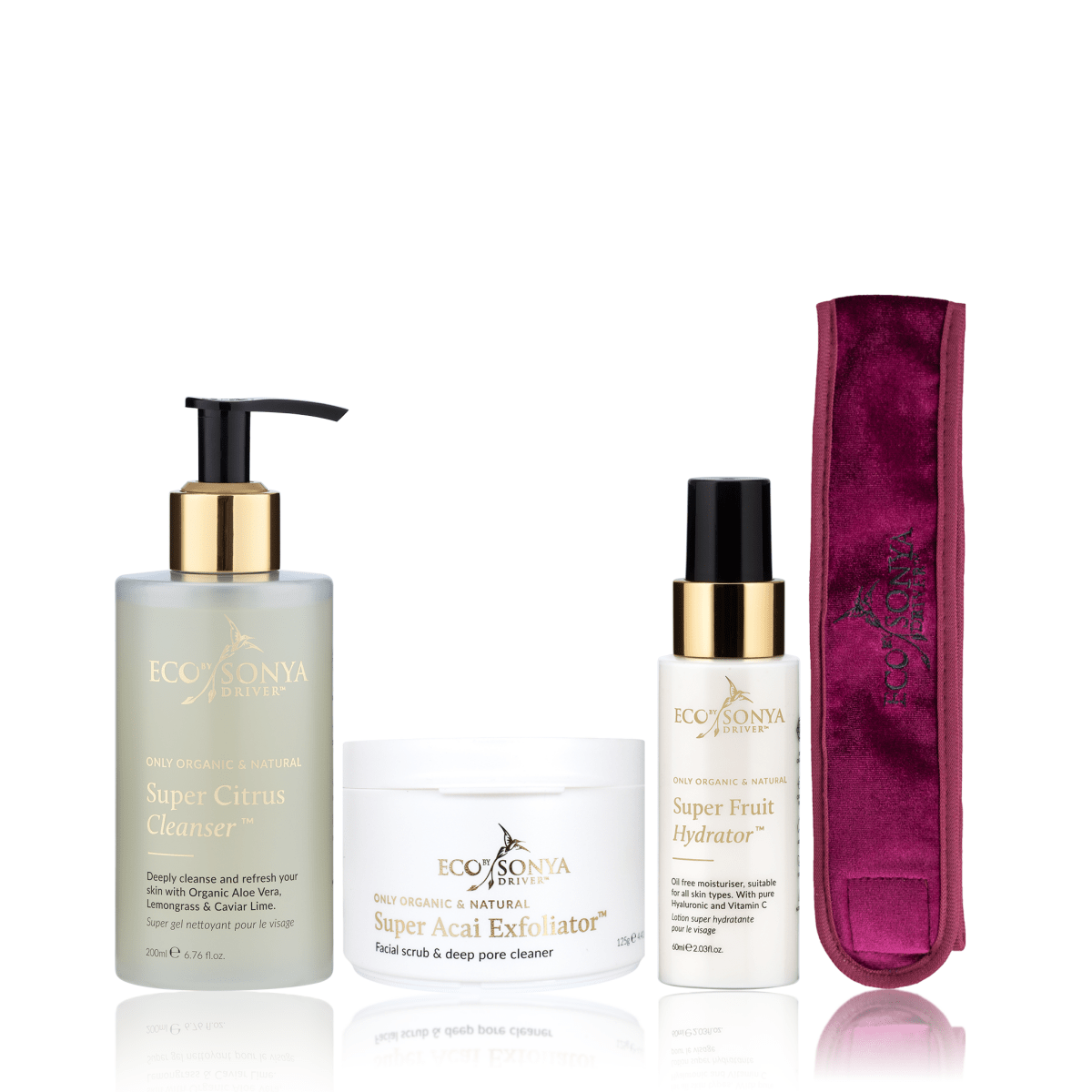 3 Step Skincare System With Acai Exfoliator - Eco By Sonya Australia