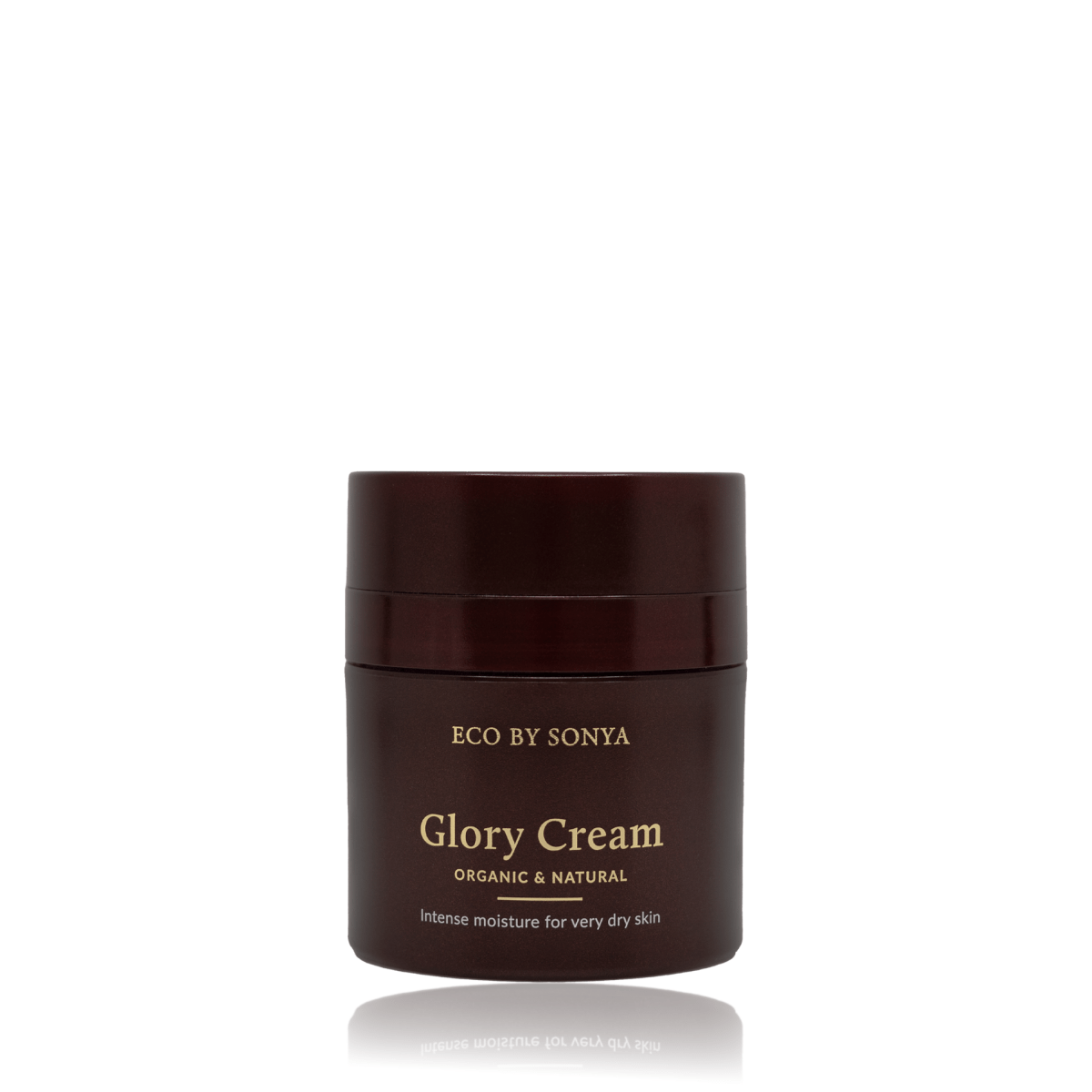 'Glory Cream' by ECO BY SONYA rich pro-age cream on a white background