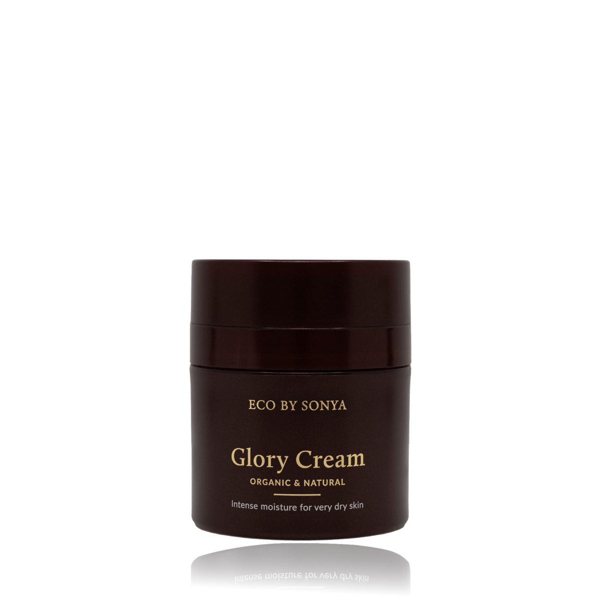Jar of 'Glory Cream' by ECO BY SONYA on a white background