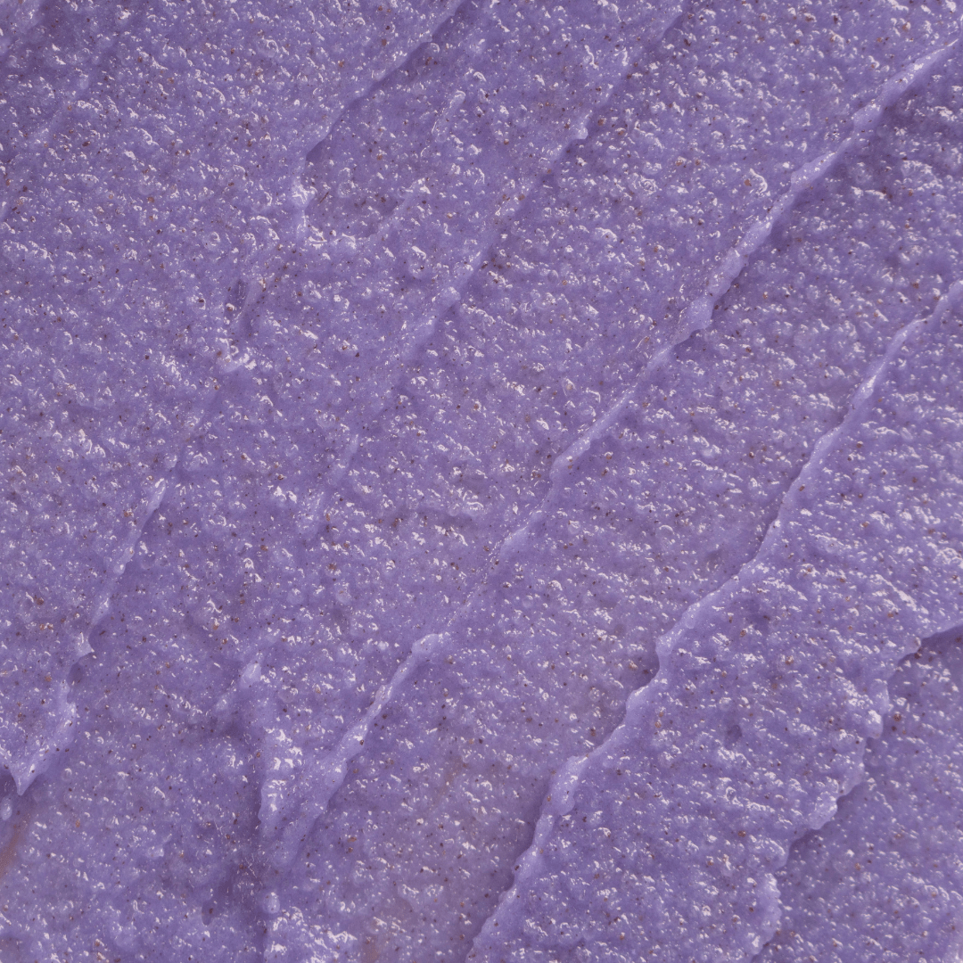 Close-up texture of Super Acai Exfoliator Salt Scrub