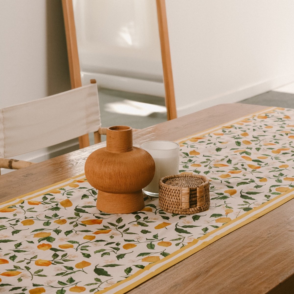 Sophia's Limone Table Runner, best Donation from Eco By Sonya Australia