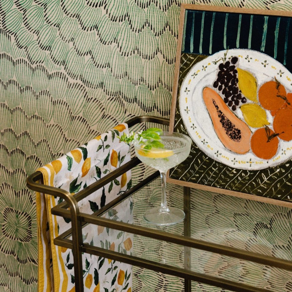 Sophia's Limone Tea Towels - Eco Tan Australia